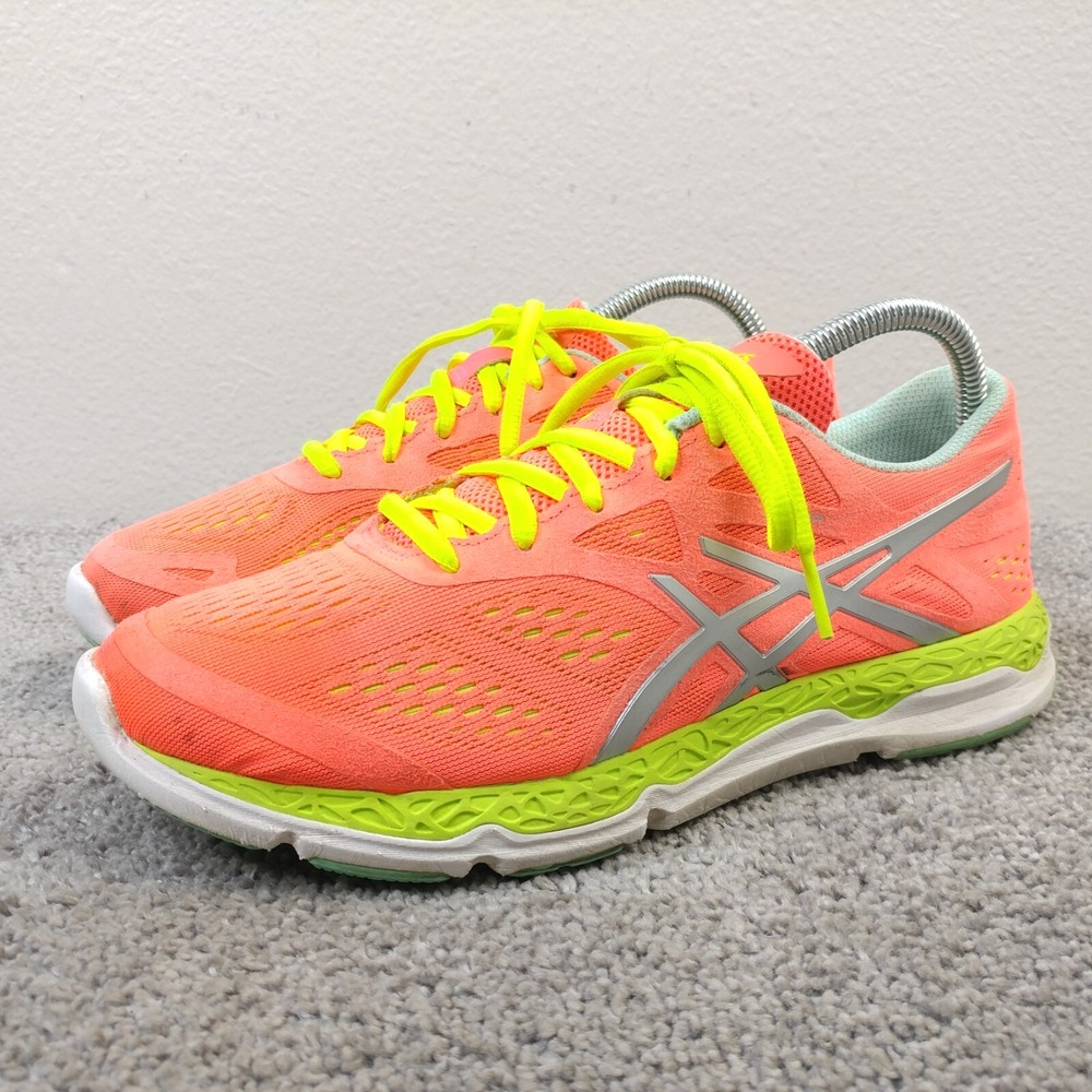 Asics 33-FA Womens Size 8.5 Running Shoes Coral Orange T583N Low Top Sneakers